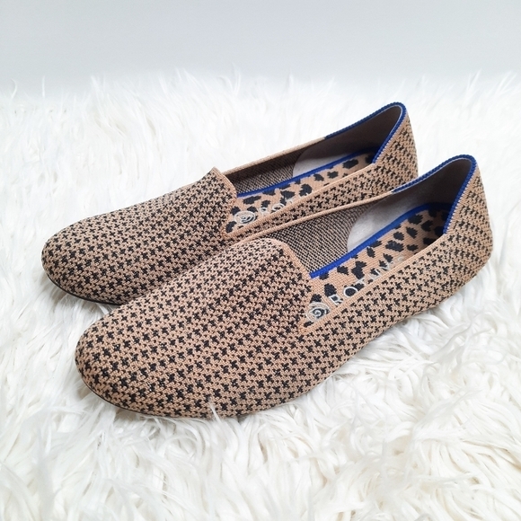 Rothy's Gold Houndstooth Loafers 8.5 - Picture 3 of 9